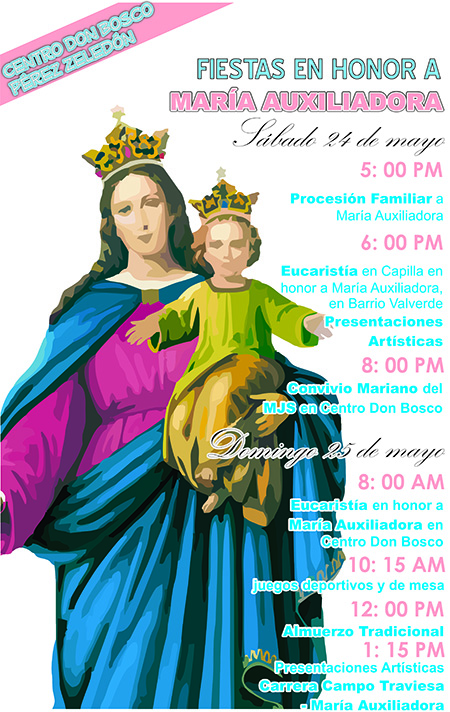 Fiesta a María Auxiliadora. 