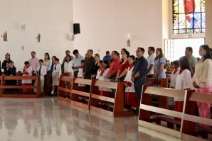 Eucaristía en honor a Santo Domingo Savio. 