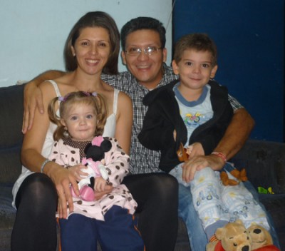 Mi inicio de año y la foto oficial de la familia Cabrera.