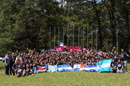 340 jóvenes del Movimiento Juvenil Salesiano de los seis países de Centroamérica se reunieron en el Campobosco Inspectorial 2024 en El Salvador. 