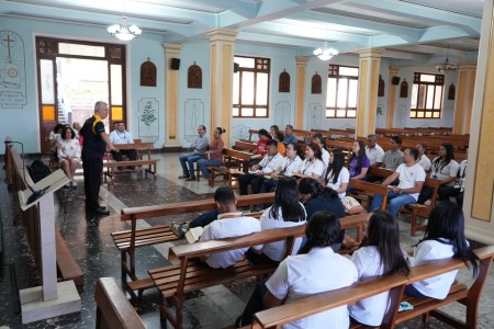 Participantes de la convivencia cuaresmal, realizada el pasado 11 de abril en las instalaciones de la Parroquia María Auxiliadora Don Rúa, compartieron momentos de formación y fraternidad en preparación a la Semana Santa.