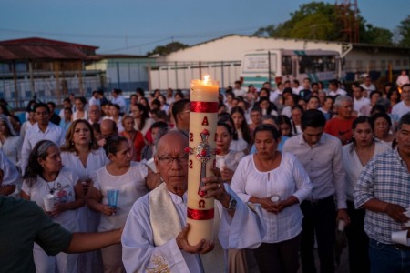 Fieles de Masaya participaron con devoci&oacute;n en las celebraciones de Semana Santa en el Templo San Sebasti&aacute;n, viviendo con fe, tradici&oacute;n y recogimiento los momentos centrales de la Pasi&oacute;n, Muerte y Resurrecci&oacute;n de Cristo.
