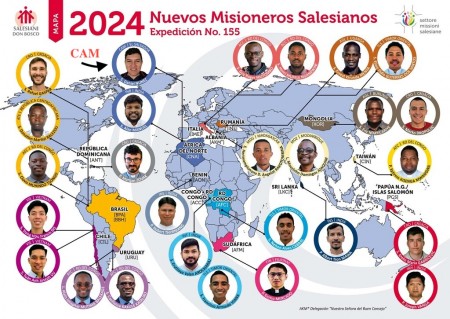 El salvadoreño Daniel Armando Núñez, misionero de la Inspectoría de Centroamérica Divino Salvador (CAM), estará en la Circunscripción Norte de África (CNA). La familia salesiana de la región lo acompaña con sus oraciones.