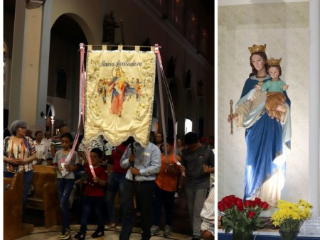 La Parroquia Don Rúa invita a todos los fieles a unirse a la celebración del mes de María Auxiliadora, confiando en su intercesión y protección maternal, recordando su papel como protectora y auxiliadora de los necesitados.