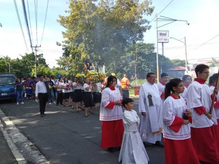 Feligreses de la Parroquia de Ciudadela realizan una procesión y diversas actividades en torno al 209º aniversario del nacimiento de San Juan Bosco, que se celebrará el 16 de agosto.