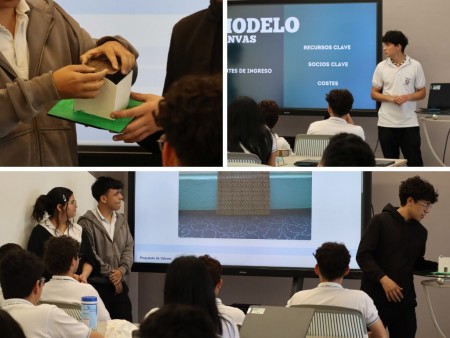 Estudiantes participan en el Hackathon del CEDES Don Bosco, evento que seleccionó a los equipos que representarán a la institución en la Expotécnica 2025 en las categorías de Innovación, Emprendimiento y STEAM.