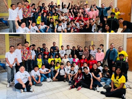 Ni&ntilde;os de AJM participan con alegr&iacute;a en su retiro cuaresmal.