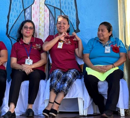 Las mamás del Colegio Salesiano Don Bosco de Masaya agradecidas por la celebración del Día de la Madre.