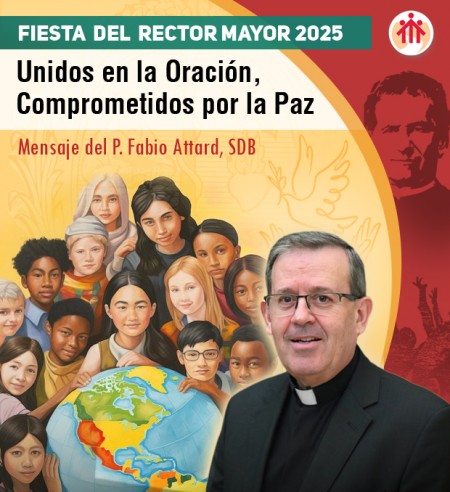 Los Salesianos celebran la Fiesta del Rector Mayor, rindiendo homenaje al padre Fabio Attard, XI Sucesor de Don Bosco, quien envió un efusivo mensaje a la Familia Salesiana.