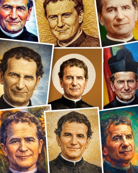 Colecci&oacute;n de cien im&aacute;genes de Don Bosco que pueden descargarse en el enlace que aparece en la nota, para compartir e inspirar a los j&oacute;venes con su esp&iacute;ritu y su misi&oacute;n.