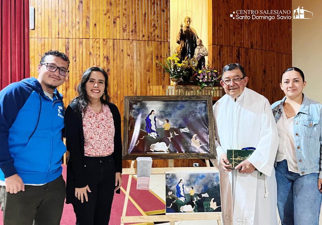 La ilustración del sueño número 31 de Don Bosco, inaugurada en el Centro Salesiano Santo Domingo Savio de Cartago, busca promover la virtud de la Pureza entre los jóvenes.