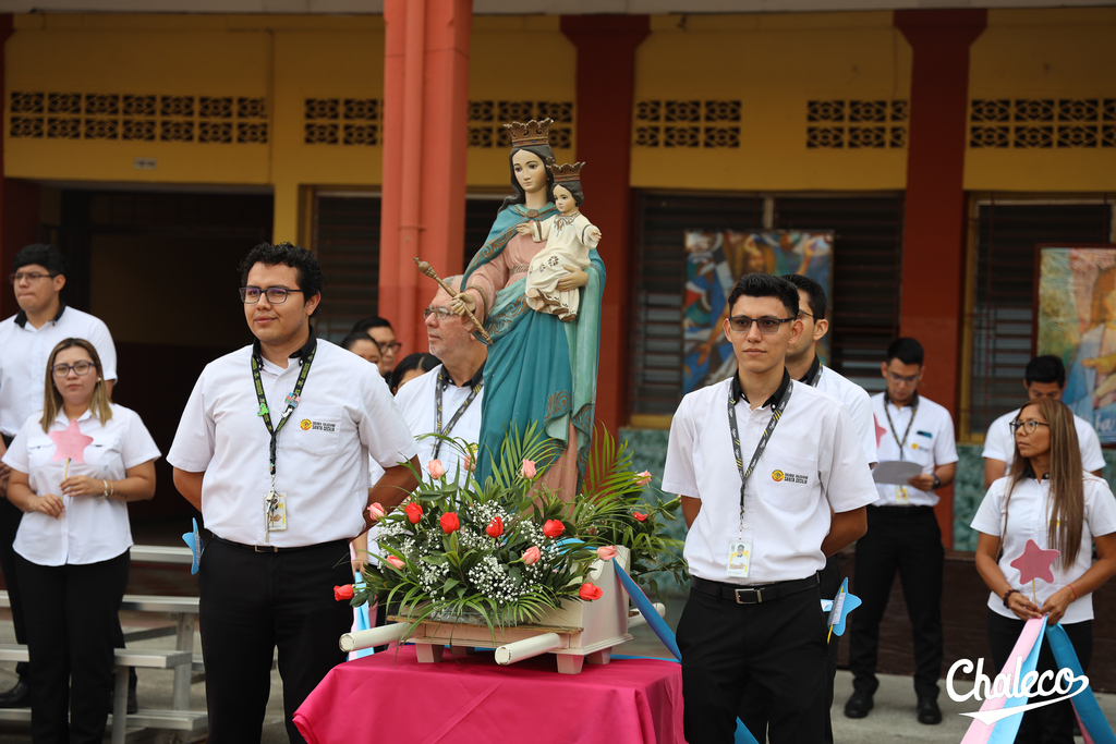 Con el inicio de la novena, los Chalecos ponen sus intenciones a los pies de la Virgen Salesiana, preparándose para la fiesta de María Auxiliadora el próximo 24 de mayo. 