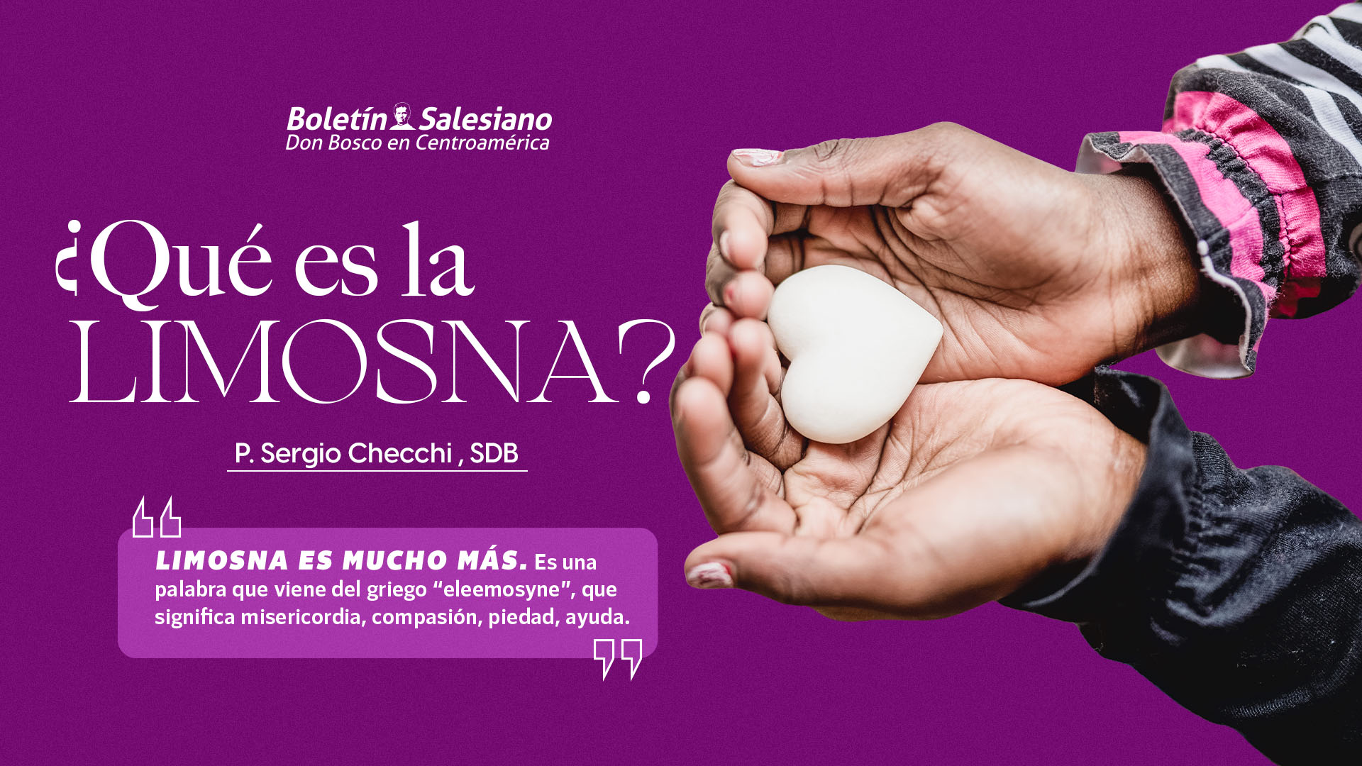 &iquest;Qu&eacute; es la limosna?